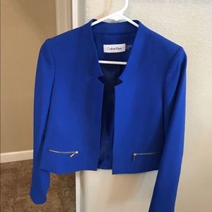 Blue Calvin Klein cardigans